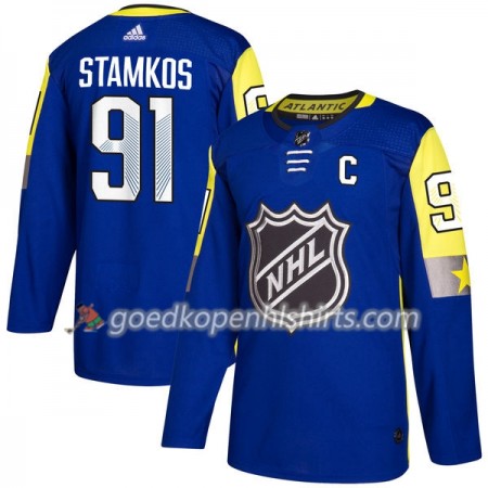 Tampa Bay Lightning Steven Stamkos 91 2018 NHL All-Star Atlantic Division Adidas Royal Authentic Shirt - Mannen